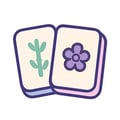 Play classic and modern mahjong tile games Cartoon mahjong tiles with floral designs