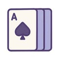 Play calming solitaire card games online for free Classic solitaire card layout on a green felt table