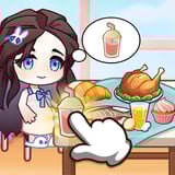 cute pastel avatar bedroom with dolls, dress up mannequins, pets, and interactive home decor