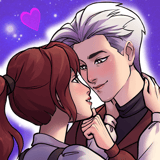 Cute girl being kissed by a handsome male k-pop idiol