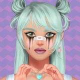 Create kawaii avatars with live expressions and endless style Cute anime-style girl avatar with pink hair and sparkling accessories