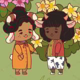 Take your time finding the treasures hidden in plain sight Two adorable animal characters in the country
