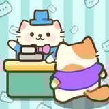 Build the coziest hotel for your feline guests! A kawaii kitty checking into the cat hotel