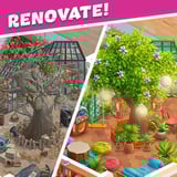 Clean, match, and design your way to dream-home bliss! Dirty house before and beautiful decorated garden after