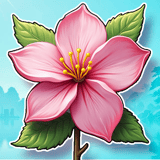 Rotate dry twigs into blooming sakura branches A beautiful, pink cherry blossom flower