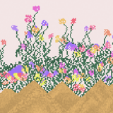 Paint with fire, water, and flowers in this pixel art sandbox A pixel garden bursts into bloom with water, seeds, and a little chaos