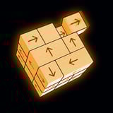 Tap and rotate wooden blocks to clear the board in 3D 3D wooden block puzzle with relaxing piano music