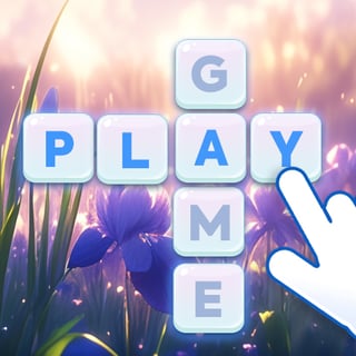 Cute bubbly letter slots in word game