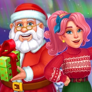 You and Santa, getting ready to decorate!