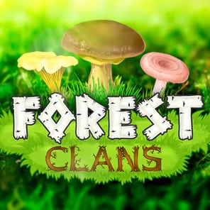 Three beautiful mushrooms shining in the moss