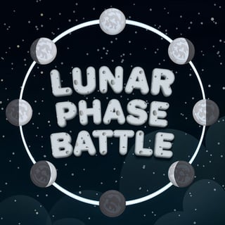A starlit strategy board filled with moon phase tiles and glowing constellations.