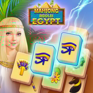 Egyptian-themed mahjong game with historical secrets