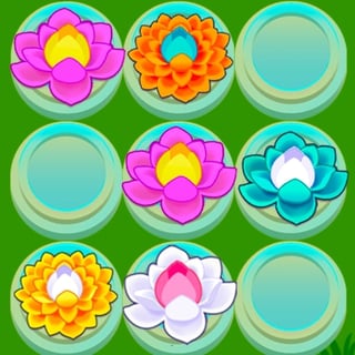 Grow and merge your way to a dreamy flower garden Colorful water lillies floating in a pond