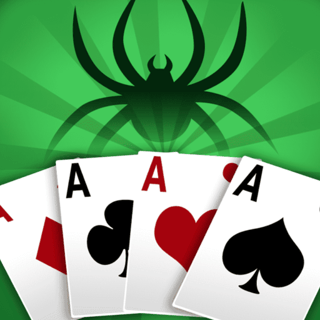 A black spider over a hand of cards