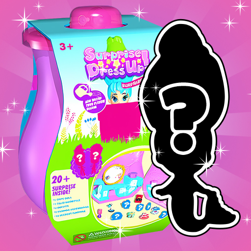Colorful surprise doll unboxing game with big hair and cute fantasy characters